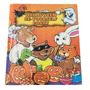 Halloween Be Yourself Party Little Landoll Book 1997 Pumpkin Turtle Rabbit Ghost